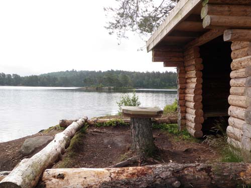 Vindskydd vid Kåsjön