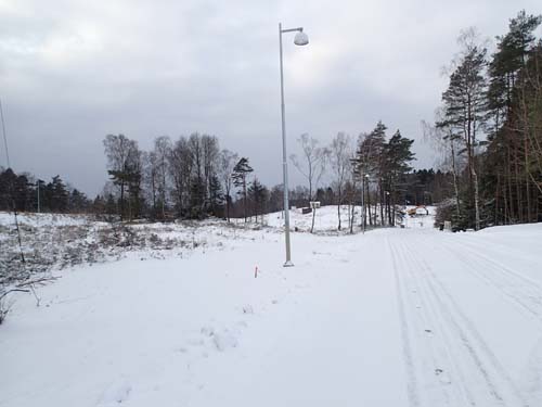 Utmed Lindbackevägen, gamla Öjersjövägen 2013.