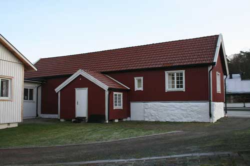 Idag en del av golfklubbens anläggning, men det är ett av områdets äldsta hus.