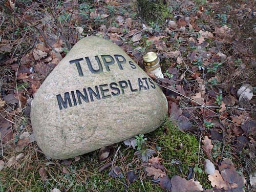 Tupps Minnesplats? Foto: Per Hallén 2014
