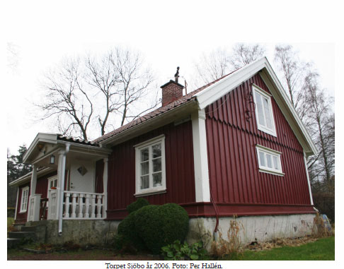 Torpet Sjöbo där torpare Helge bodde en tid vid mitten av 1800-talet. Foto: Per Hallén
