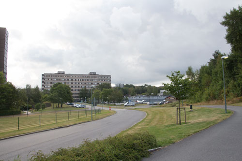 Mitt emot nuvarande barnsjukhuset kommer det nya att uppföras. Foto: Per Hallén 2014