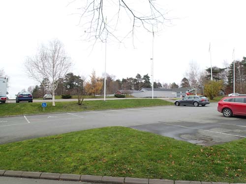 Innanför dagens P-plats till golfbanan hade militären övningar under 1800-talet. Foto: Per Hallén 2014