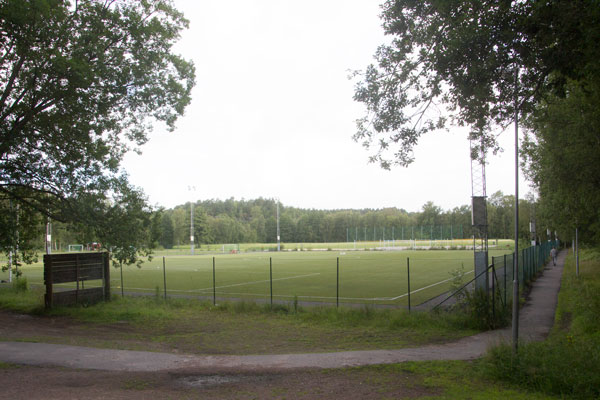 Vid station 16 har mycket förändrats sedan 1988. Foto: Per Hallén 2015