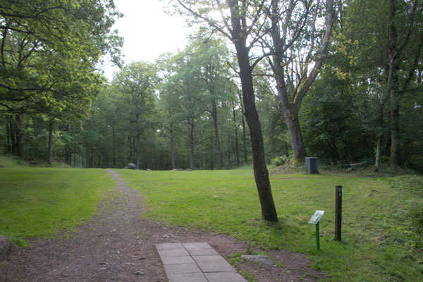 Station 2 har också förvandlats till frisbeegolf område. Området var förr åker till torpet Sandhåla.