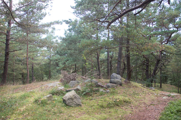 Här låg Blå tornet. Foto: Per Hallén 2015