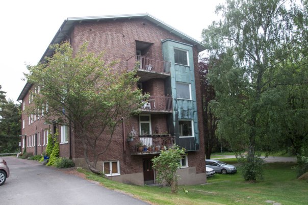 Bostadshus för läkare och sköterskor. Foto: Per Hallén 2016.