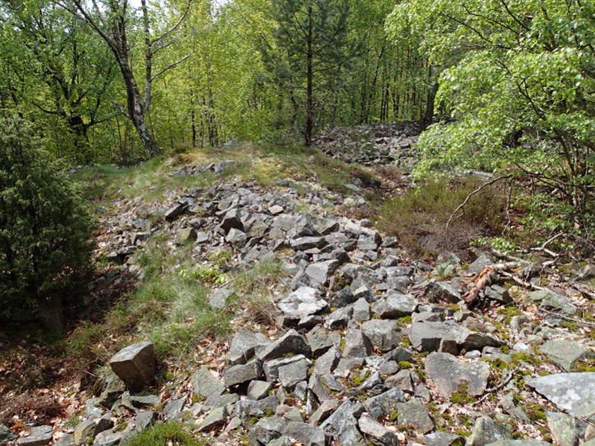 Skärvsten på Valen. Foto: Per Hallén 2014