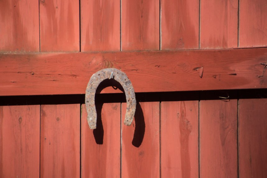 Ett "fynd" från gårdsplanen. Foto: Per Hallén 2016.