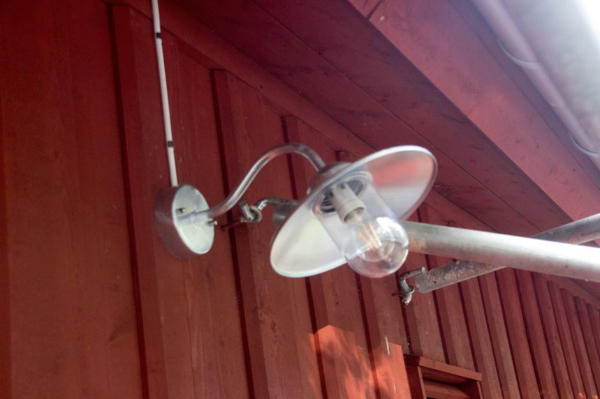 Belysningen kommer att se ut på detta sätt. Foto: Per Hallén 2016.