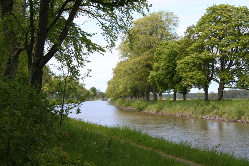 Göta kanal. Lika mycket Santessons verk som von Platen. Foto: Per Hallén 2006.