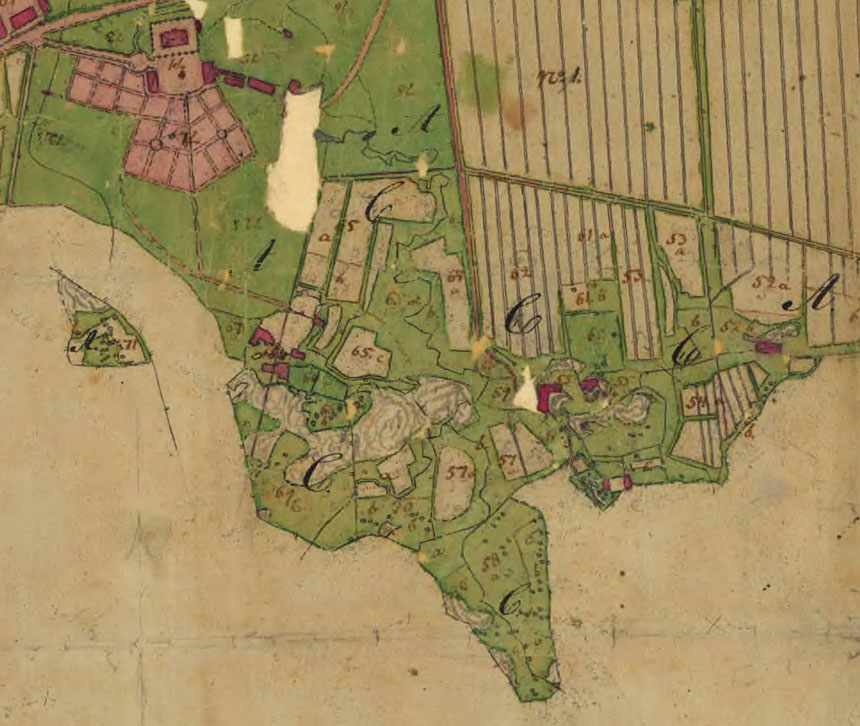 Laga skifteskartan 1833. 